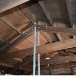 Wood framing repair of structural roof beams - structural engineering